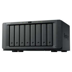 NAS DiskStation DS1825+ | 8 Bahías | AMD Ryzen V1500B | 8 GB DDR4 ECC | Hasta 2,239 MB/s Lectura | 2 Puertos 2.5GbE | Expansión PCIe 3.0 | Compatible con 10GbE y 25GbE | Caché SSD M.2 | Synology DSM.