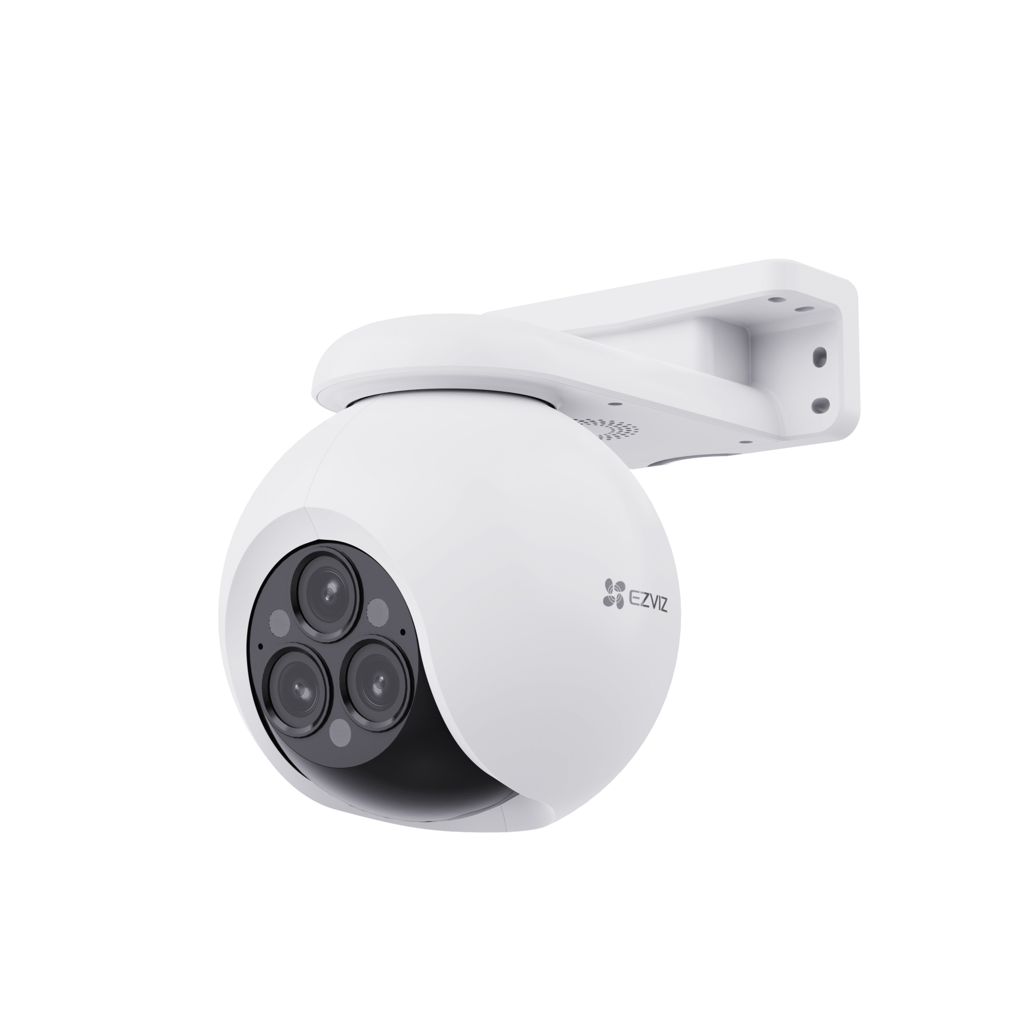 Cámara PT / Wi-Fi / Triple Lente / Panorámica 360° / Resolución 2k+ / Visión Nocturna a color / IA Detección de Humanos y Vehiculos / Alarma con Sirena y Luz / IP67