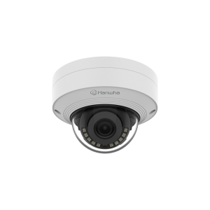 Cámara IP Tipo domo Antivandálica 8 Megapíxel / Lente fijo 3 mm / IR 20M / WDR 120db / IP66 / H.265 & WiseStream / Inteligencia Artificial Deteccion de Personas y vehiculos