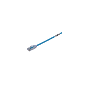 Cable de Parcheo UTP Cat6A, CM/LSZH, Diámetro Reducido (28AWG), Color Azul, 30 ft