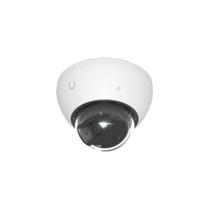 Cámara UniFi Protect G5 AI Dome Blanco, Para Interior o Exterior, 4K (8MPX), Ángulo 109.9°. Visión Nocturna IR Hasta 40m, Detecciones Inteligentes de Rostros y Placas, Audio Bidireccional, Protección IP66, Anti-Vandalismo