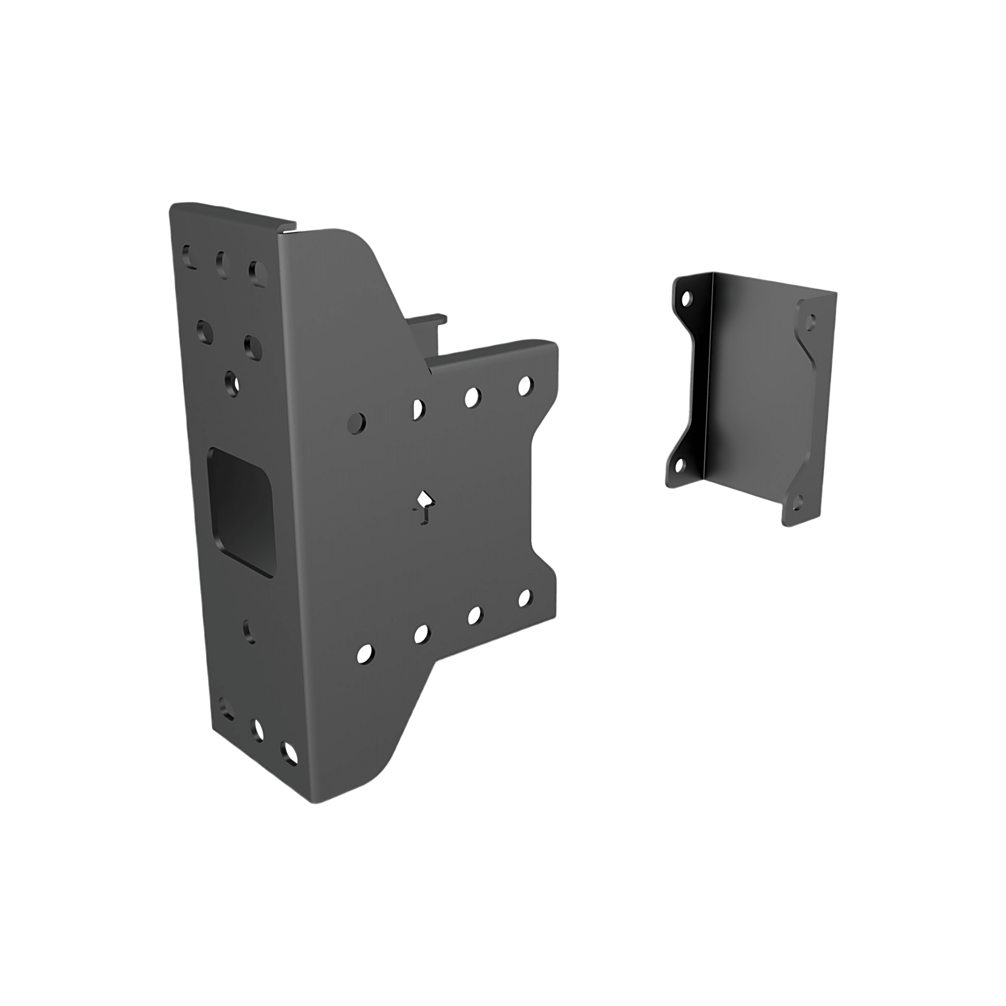 Accesorio_ Placa para Montaje doble de Pantallas Para Exhibicion de Pared a Pared| Dimensiones 225.2 mm x 126.2 mm x 95 mm