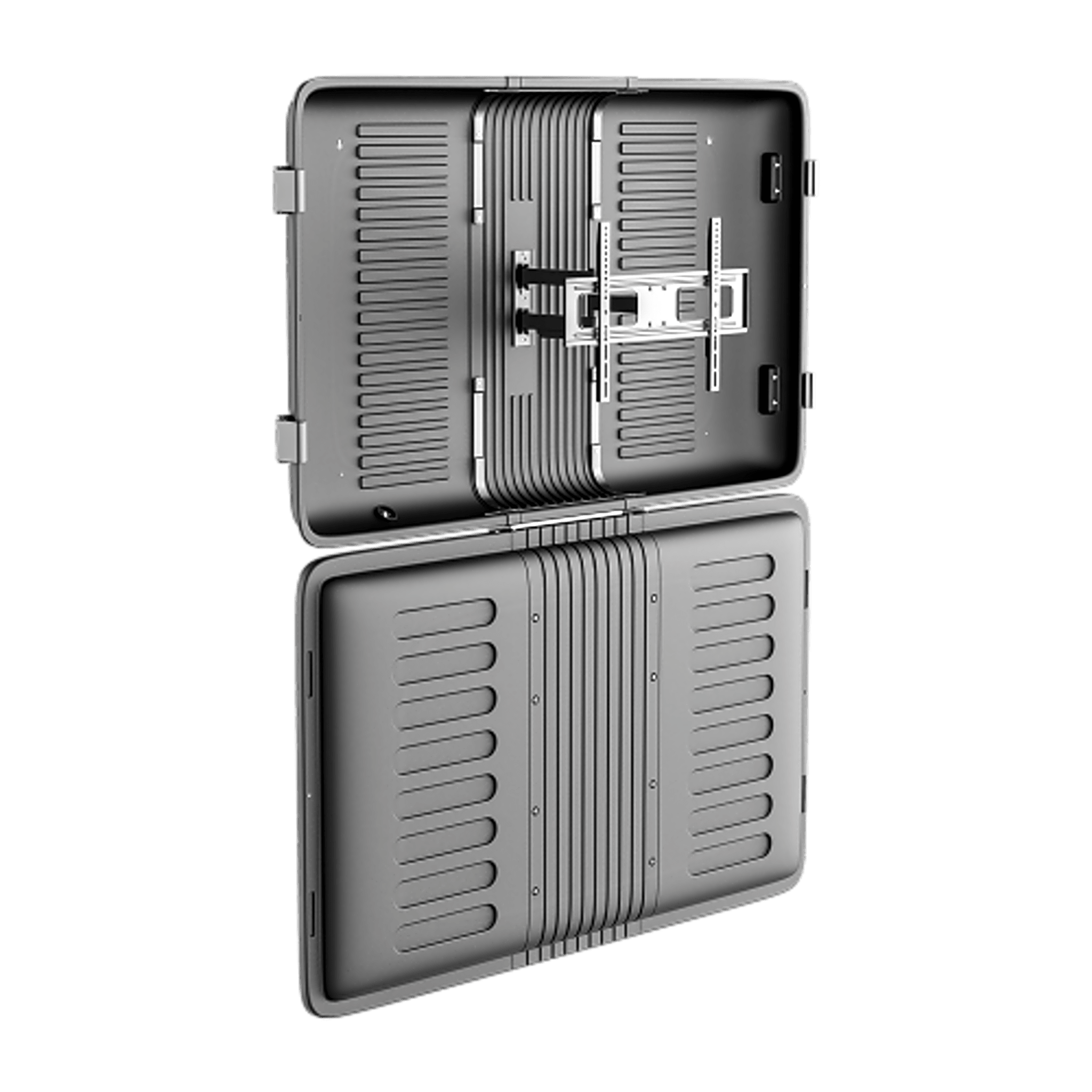 ENCLOSURE PARA PANTALLA HASTA 75" | RESISTENTE A INTEMPERIE MONTURA PARED | CAPACIDAD DE CARGA MAX. 50 KG