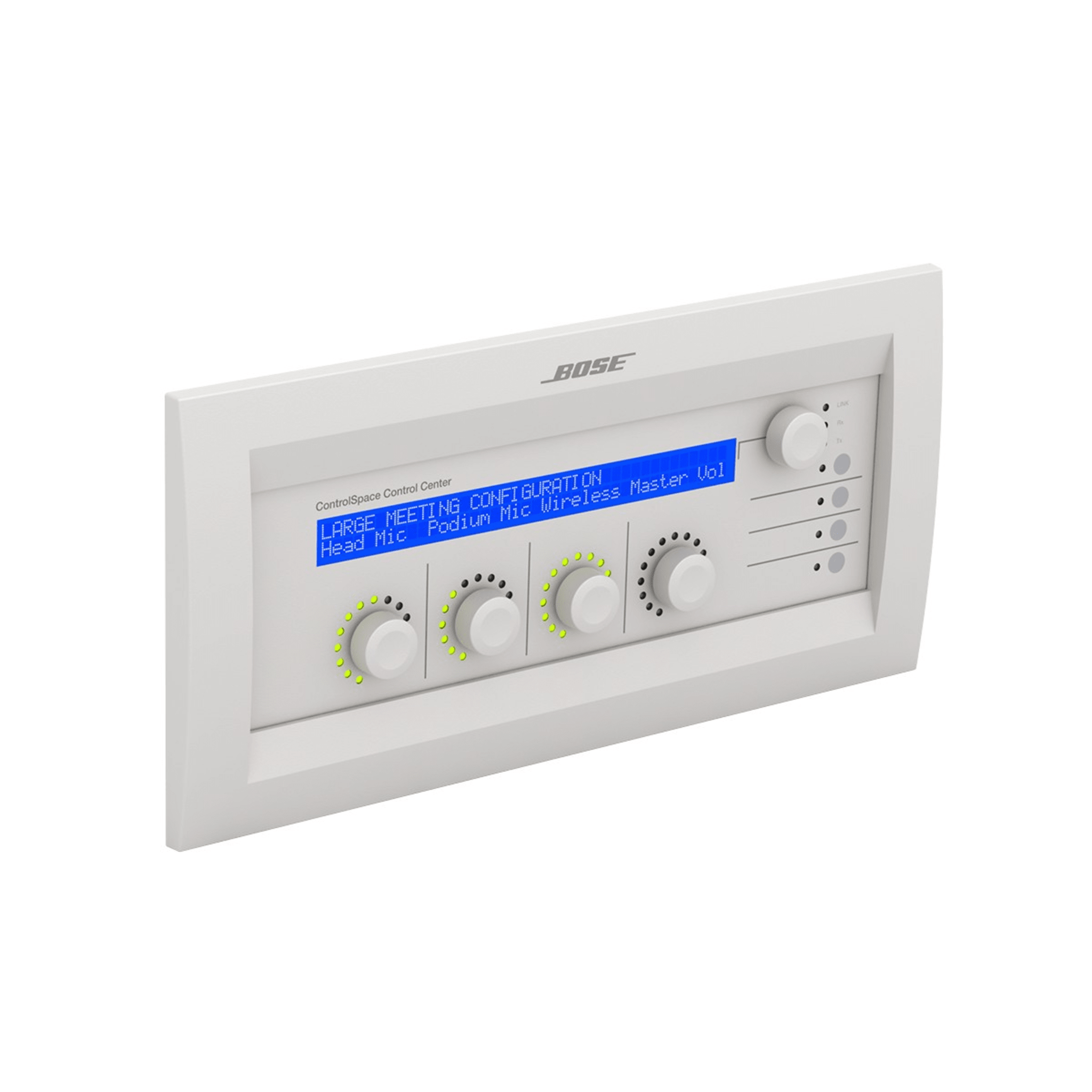 Panel de Control Digital | 4 Perillas de Volumen | Asignación | Pantalla LCD | Para Series ControlSpace y PowerMatch