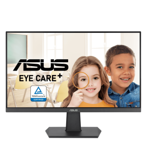Monitor LED LCD ASUS VA27EHF / 27 Pulgadas / Resolución Full HD 1920x1080 / Relación de Aspecto 16:9 / Frecuencia de Refresco 100 Hz / Clase de Eficiencia Energética E / Garantía de 7 Años