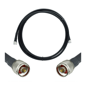 Jumper Coaxial con Cable Wilson-400 / Conector N Macho en los extremos / 6.1 metros de longitud.