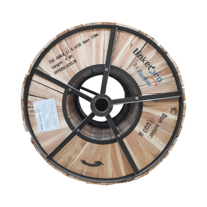 Carrete de 4 Km Fibra Óptica Aerea Figura 8 Armada Antirroedor G.652D, Monomodo de 12 Hilos, Exterior, Span 120