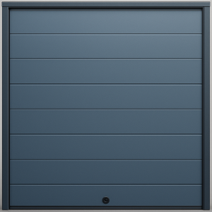 Puerta D / Garage D / Alta Calidad / Linea Central / Color GRIS / acabdo DELUXE / 12X8 pies / AISLADA / Estilo Americana.