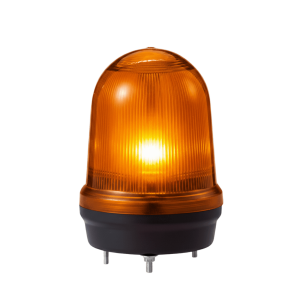 LED con patrones fijo/intermitente, estroboscópico y simulación rotatorio, Color Ámbar de 110-240 VCA