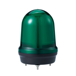 LED con patrones fijo/intermitente, estroboscópico y simulación rotatorio, Color Verde de 12-24 VCD