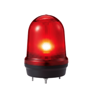 LED con patrones fijo/intermitente, estroboscópico y simulación rotatorio, Color Rojo de 12-24 VCD