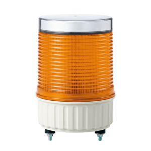 Luz LED destellante IP65, recargable solar en color Ámbar