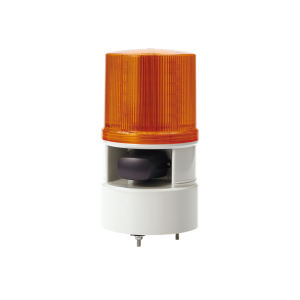 Luces de advertencia color Ámbar con sirena incorporada con 5 tonos máx. 105 dB en 12-24 VCD