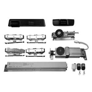 Sistema para automatización de puerta deslizable, Para puerta de hasta 150 KG, Color negro