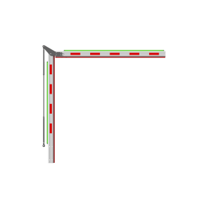 Brazo Articulado 3 mts (1.5+1.5) con Iluminación para Barreras Hikvision Serie DS-TMG320