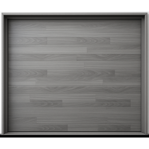 Puerta de Garage de Alta Calidad / Estilo Americano / Acabado Laminado PREMIUM / Color Gris / 20x8 Pies.