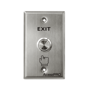 Botón de Cabeza Plana / Exterior IP66 / Estético / Placa de Acero Inoxidable