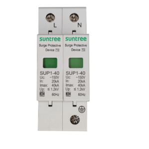 Supresor de Picos Transitorios de Voltaje, Diseñado Para Sistemas Fotovoltaicos, Uso en Corriente Alterna 220 Vca ,2 Polos.