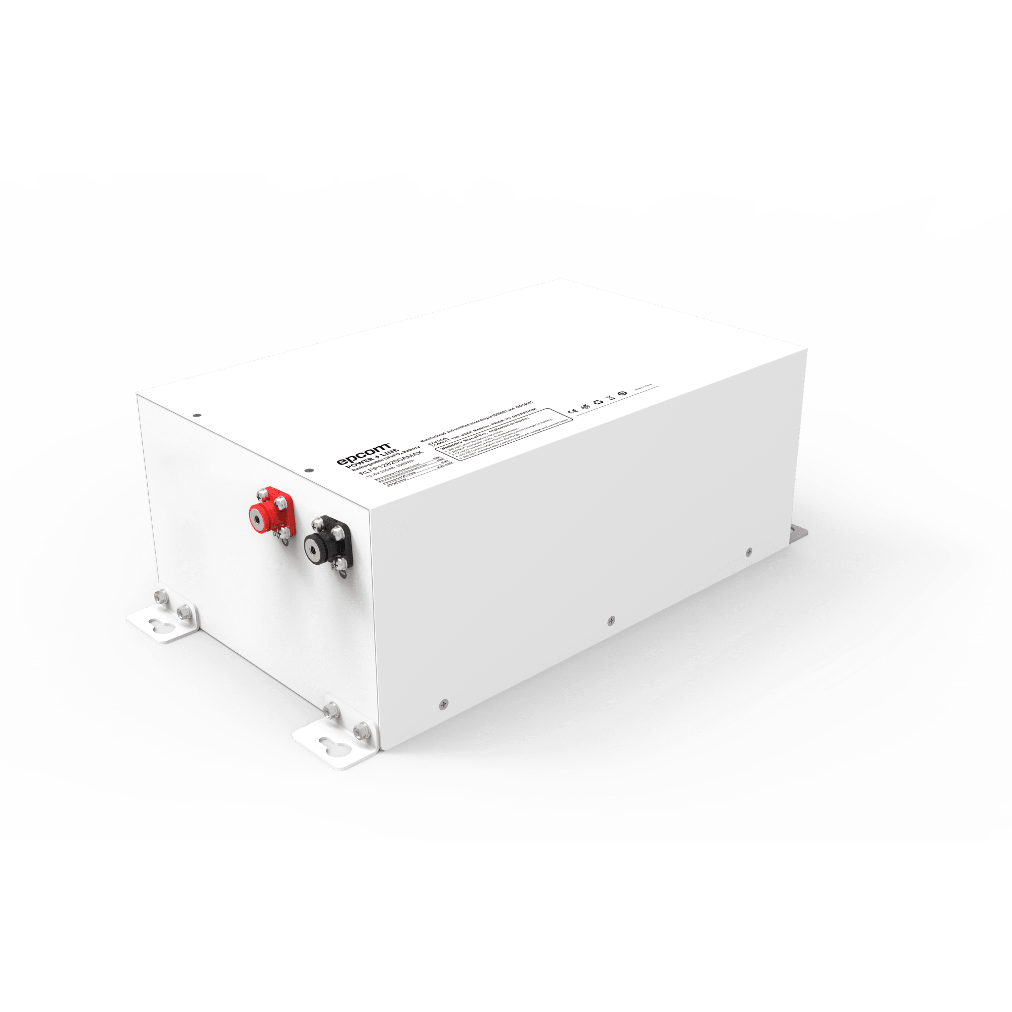 Batería de Litio Ciclo Profundo, 12.8 Vcc 200Ah (LiFePO4 case Metálico), Solar, Máximo 100 A de Descarga