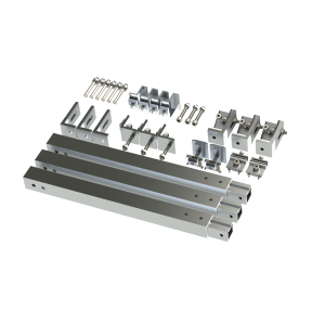Caja de accesorios de aluminio  anodizado para montaje VEKTOR8R2700 , arreglo 1X2para techo