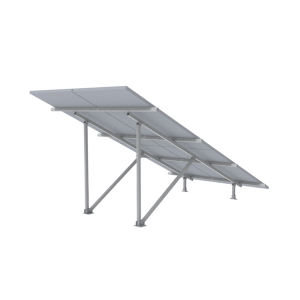 Montaje para Panel Solar 2X2, Riel 5 de 2700mm para Módulos con Espesor de 30-35mm, Vel. de Viento Máx. 136km/h