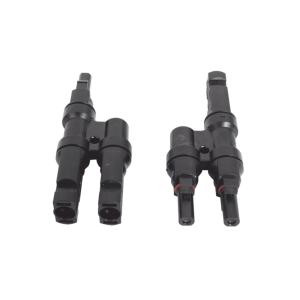 Conector MC-4 Doble para Módulos Fotovoltaicos. Tipo 2T
