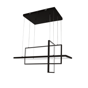 Lámpara de Techo LED / 100W / Luz Blanca 6500K, Neutra 4000K, Cálida 2700K / IP20 / Ángulo de Luz 120° / Aluminio y PC / Vida Útil 50,000h / Longitud de Cable Ajustable