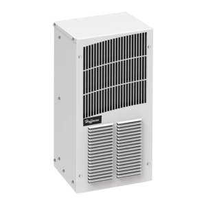 Aire Acondicionado Compacto Para Exterior, Uso en Gabinetes de Telecomunicaciones de Grado Industrial, Frío T20, 2000 BTU, 115 Vca, de Acero, Color Negro