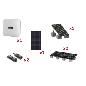 Kit Solar Interconexion  / 4 kW  220Vca / Inversor HUAWEI/ Montaje Incluido