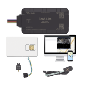 Rastreador Vehicular y Monitoreo de Flota / BLE 5.0 y GNSS / LTE CAT1 y LTE-M con Respaldo 2G / GNSS U-blox / MiKado IP54 / -20 °C a +40 °C / Acelerómetro de 3 Ejes / Suministro 9-32 V / Batería Interna