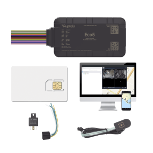 KIT Dispositivo de Rastreo Vehicular / Conectividad LTE Cat1 y LTE-M / BLE 5.0 / GNSS U-blox / Carcasa IP54 / Batería Interna de Respaldo / Detecta Interferencias / Incluye SIM500MB2Y, EPCOMGPSCODE, Relay y boton SOS