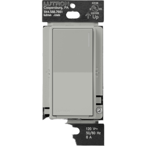 (RadioRa3) Apagador Sunnata color blanco para linea Radio Ra3, 8A de iluminacion, 5.8A Motor