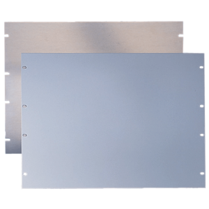 Tapa Ciega Para Rack Estándar de 19in, Plano, de Acero, 2 UR, Color Gris