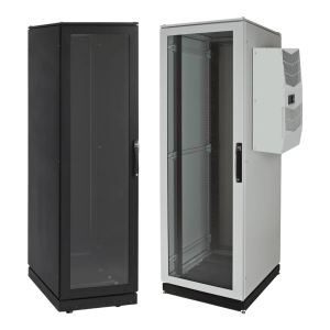 Gabinete de Telecomunicaciones ProLine V/D, 700 mm de Ancho, 800 mm de Profundidad, Compatible Con Aire Acondicionado Tipo G28, 42 UR, Color Negro