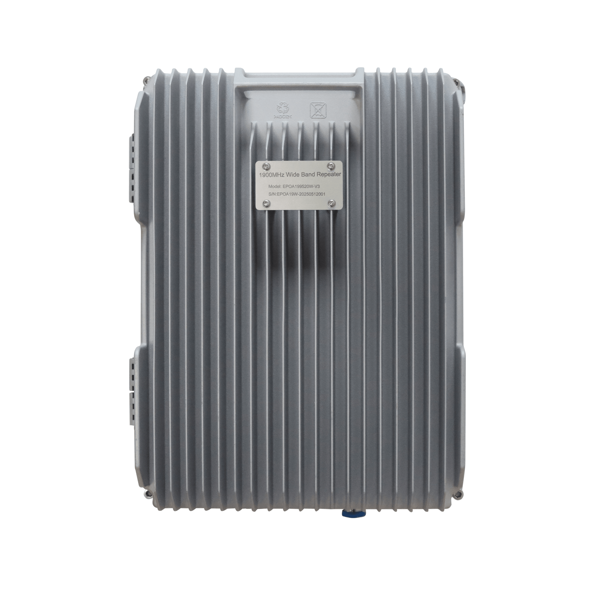 COBERTURA DE HASTA 5 km / Amplificador de Señal Celular / Banda 5, 1900 MHz. / 20 Watts de Potencia / Banda Ancha Multioperador / Protección Autoexcitación / Monitoreo USB / Gabinete IP65.