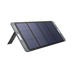 Panel Solar Plegable 100W / Recomendado para el Power Station Portable de 600W UGREEN / Alta Eficiencia de Conversión / Alineación Inteligente de la Luz Solar / Resistente Al Agua Y Duradero / Incluye Cable XT60 Macho a Macho 2m.