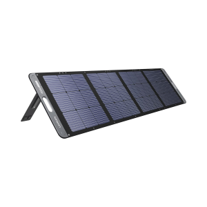 Panel Solar Plegable 200W / Recomendado para el Power Station Portable de 1200W UGREEN / Alta Eficiencia de Conversión / Alineación Inteligente de la Luz Solar / Resistente Al Agua y Duradero / Incluye Cable XT60 Macho a Macho 2m.