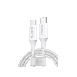 Cable USB-C a USB-C | 2 Metros | Potencia de Carga 100W | 20V 5A | PD3.0 | QC4.0/3.0/2.0 | FPC | AFC | 480 Mbps | Chip E-Market | Compatible con IPhone 15 | Carcasa de Aluminio | Nylon Trenzado.