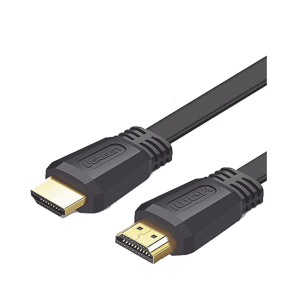 Cable HDMI 2.0 Plano de 3 m / 4K@60Hz / HDR / 3D / HEC (Canal Ethernet HDMI) / ARC (Canal de Retorno de Audio) / Color Profundo de 48 bits / Audio de 32 canales / HDCP /Audio Dolby True HD 7.1 / 18 Gbps / Estañado y Triple Blindaje / Anti Interfere