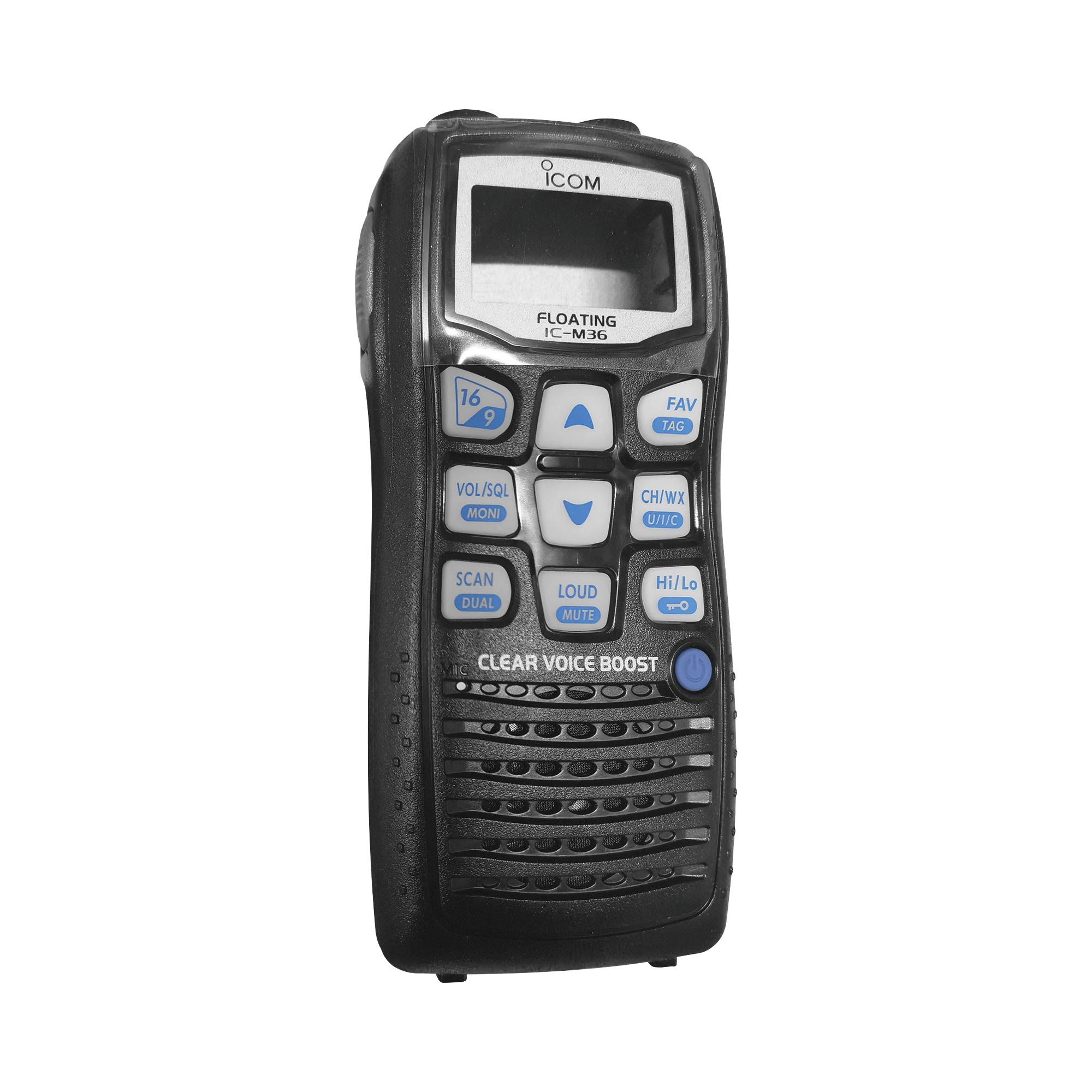 Tapa frontal para radio IC-M36, Incluye teclado y bocina