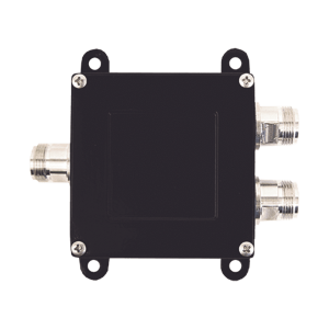 Separador TAP -7 dB con rango de frecuencia de 700 a 2500 MHz. Ideal para separar las antenas a diferentes longitudes de cable coaxial. 50 Ohm. Conectores N Hembra.