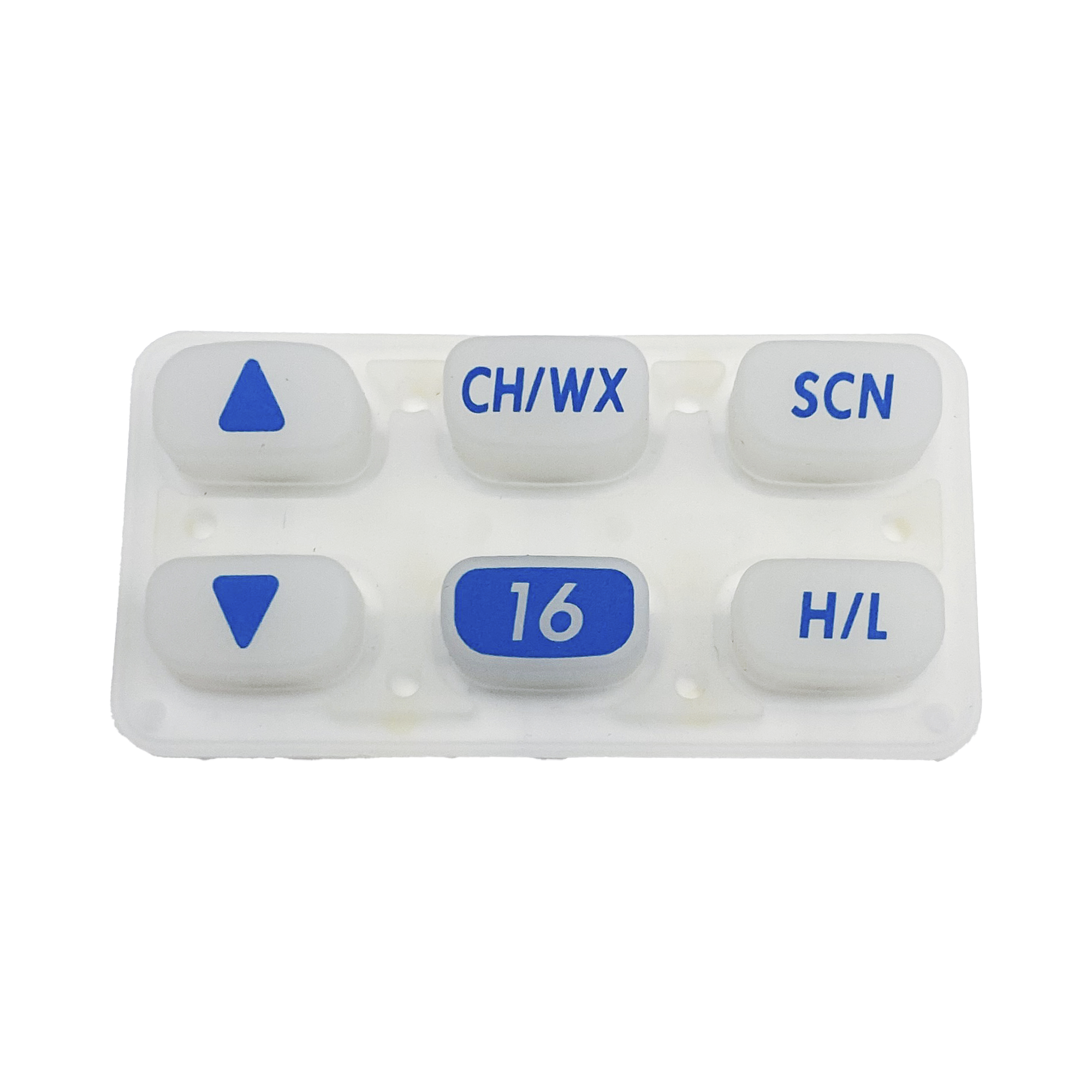 Teclado para tapa frontal de radio IC-M88