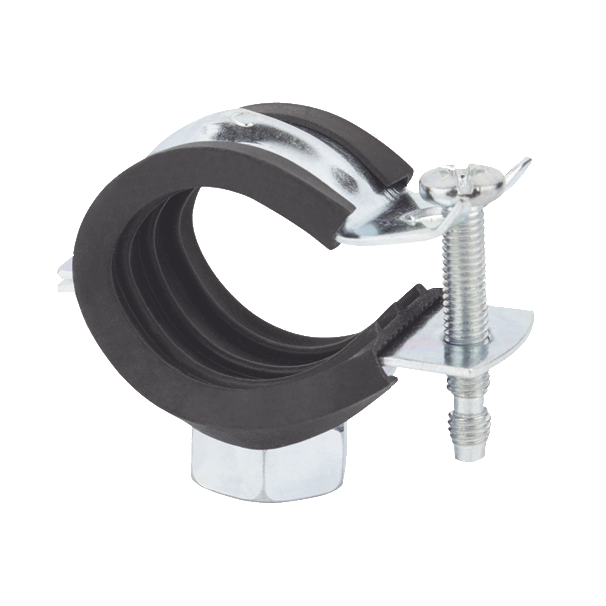 Abrazadera isofónica instalación rápida 1/2" (22 mm).