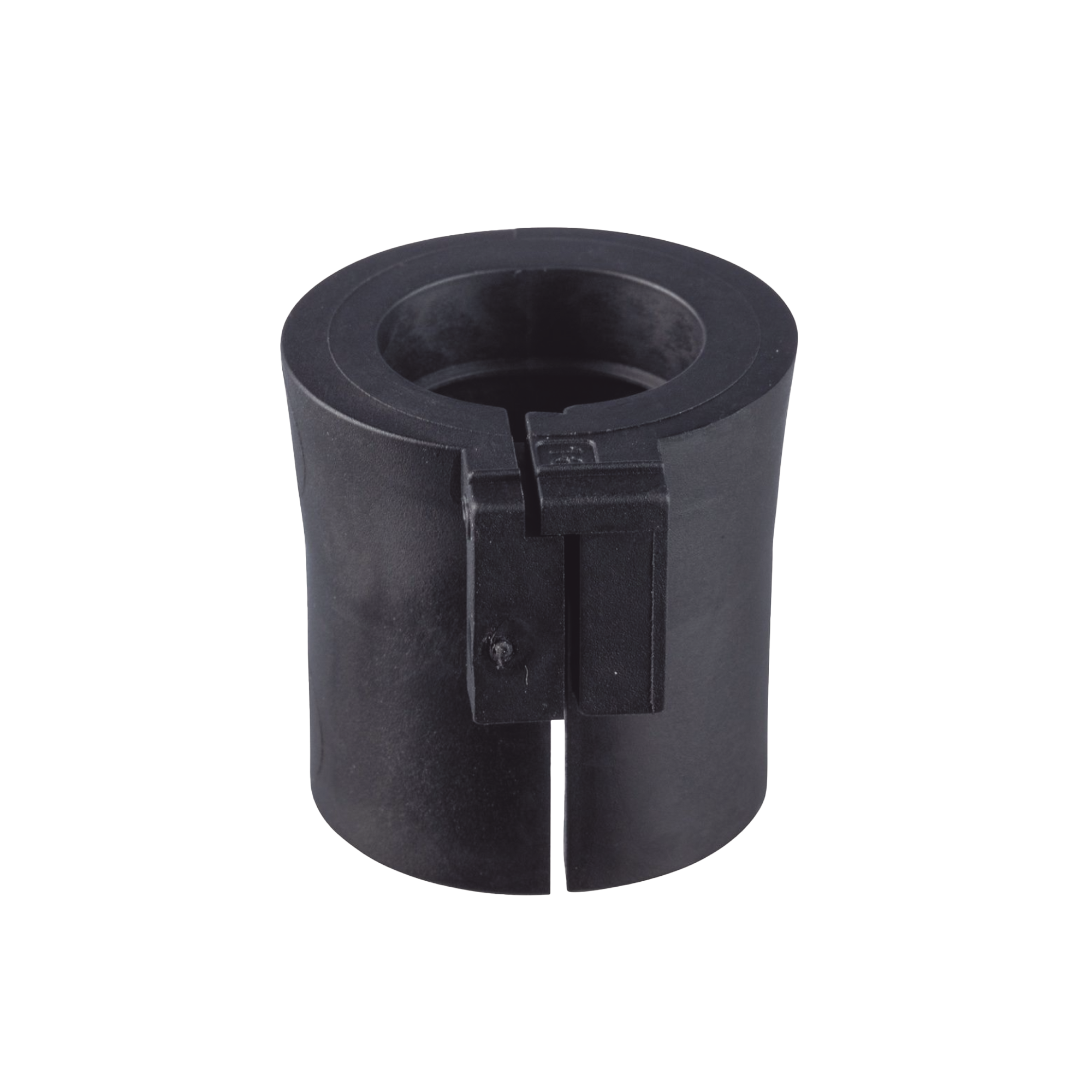 Pasacable de Entrada Sencilla y Pequeña 0.63"-0.67", para Cables Terminados, Color Negro. Paquete de 4 Piezas