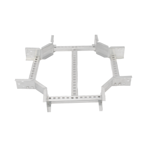 Derivación "X" Horizontal de Aluminio Perfil Z / Peralte 3 1/4" / Ancho 12"/ Radio 8" / Incluye Tornillería (CHXHEZ314R8X12AK)