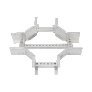 Derivación "X" Horizontal de Aluminio Perfil Z / Peralte 3 1/4" / Ancho 6"/ Radio 8" / Incluye Tornillería (CHXHEZ314R8X6AK)