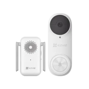 Timbre con Cámara Wi-Fi (Doorbell) de Batería Recargable / Libre de Cables / Uso Exterior Con Protección (IP65) / Cámara 3 Megapíxel / Llamada a la App / Incluye Timbre Para Interior Con Timbres Seleccionables / Ranura