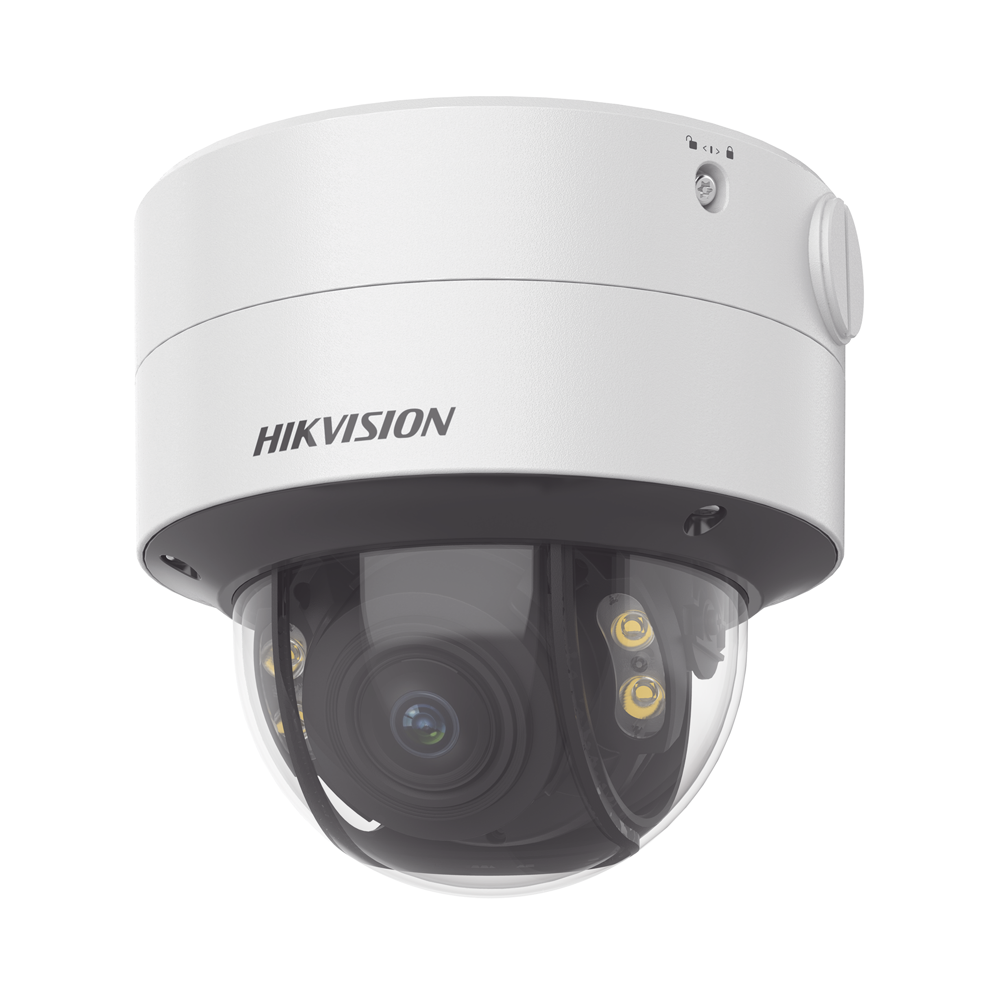 Domo IP 4 Megapixel / Imagen a Color 24/7 / Lente 3.6 - 9 mm / Luz Blanca 40 mts / WDR 130 dB / Exterior IP67 / IK10 / Captura Facial / ACUSENSE / MicroSD / ACUSEARCH