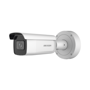 Bala IP 4 Megapixel / Lente Mot. 2.7 a 13.5 mm / 60 mts IR EXIR / Exterior IP67 / IK10 / Anticorrosivo / WDR 120 dB / PoE + / Micro SD / 4 Analíticos: AcuSense, Deteccion Facial, Conteo de Personas por Cruce y Zona