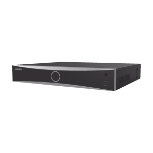 NVR 12 Megapixel (4K) / 16 canales IP / AcuSense (Evita Falsas Alarmas) / Reconocimiento Facial / 4 Bahías de Disco Duro / HDMI en 4K / Alarmas I/O